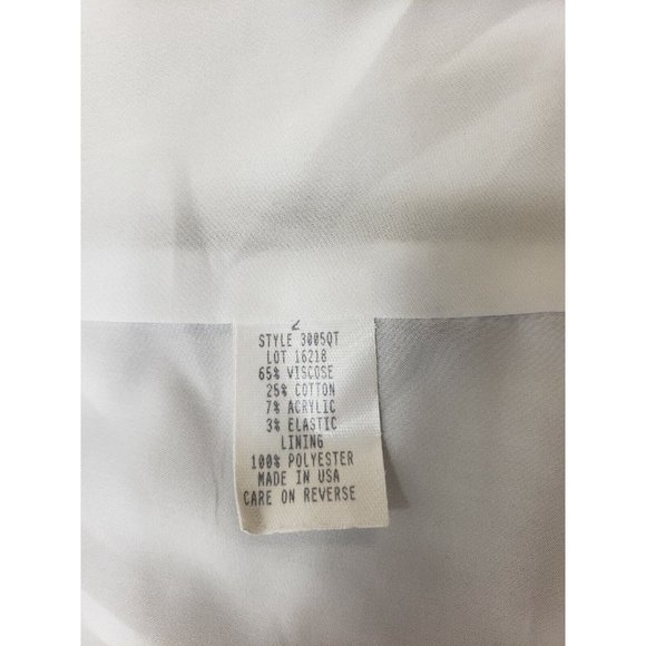 Donna Degnan Womens Blazer Jacket Long Sleeve Single Button Striped Grey Size 2 - Picture 4 of 8